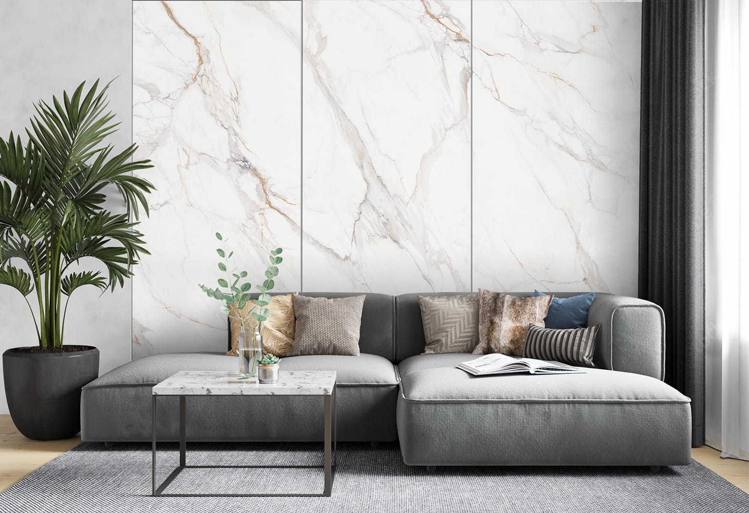 Płyta Węglowa WPC Gold Vein Matowa 280x112 cm - obrazek 4