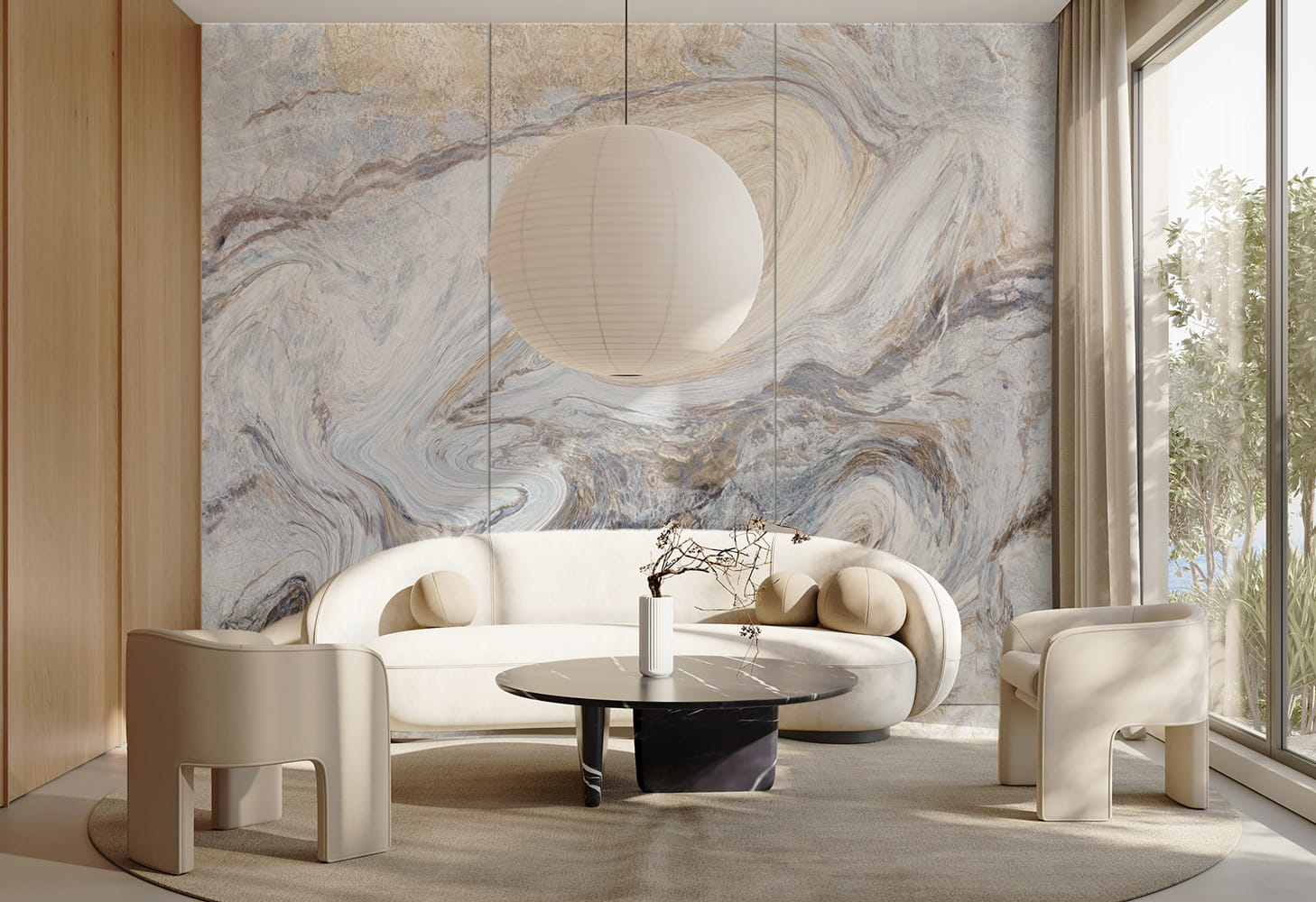 Płyta Węglowa WPC Blue Art Błyszcząca 280x112 cm - obrazek 4