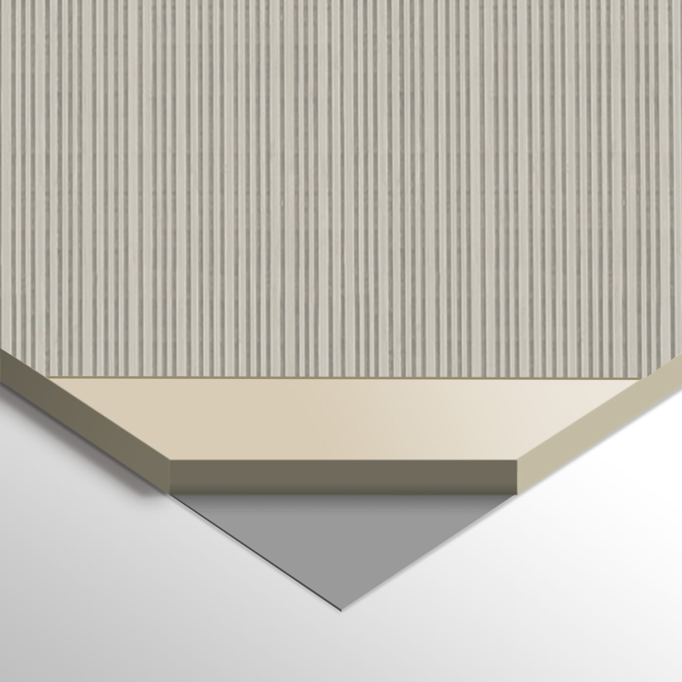 Płyta Węglowa WPC White Stripes Matowa 280x110 cm - obrazek 3