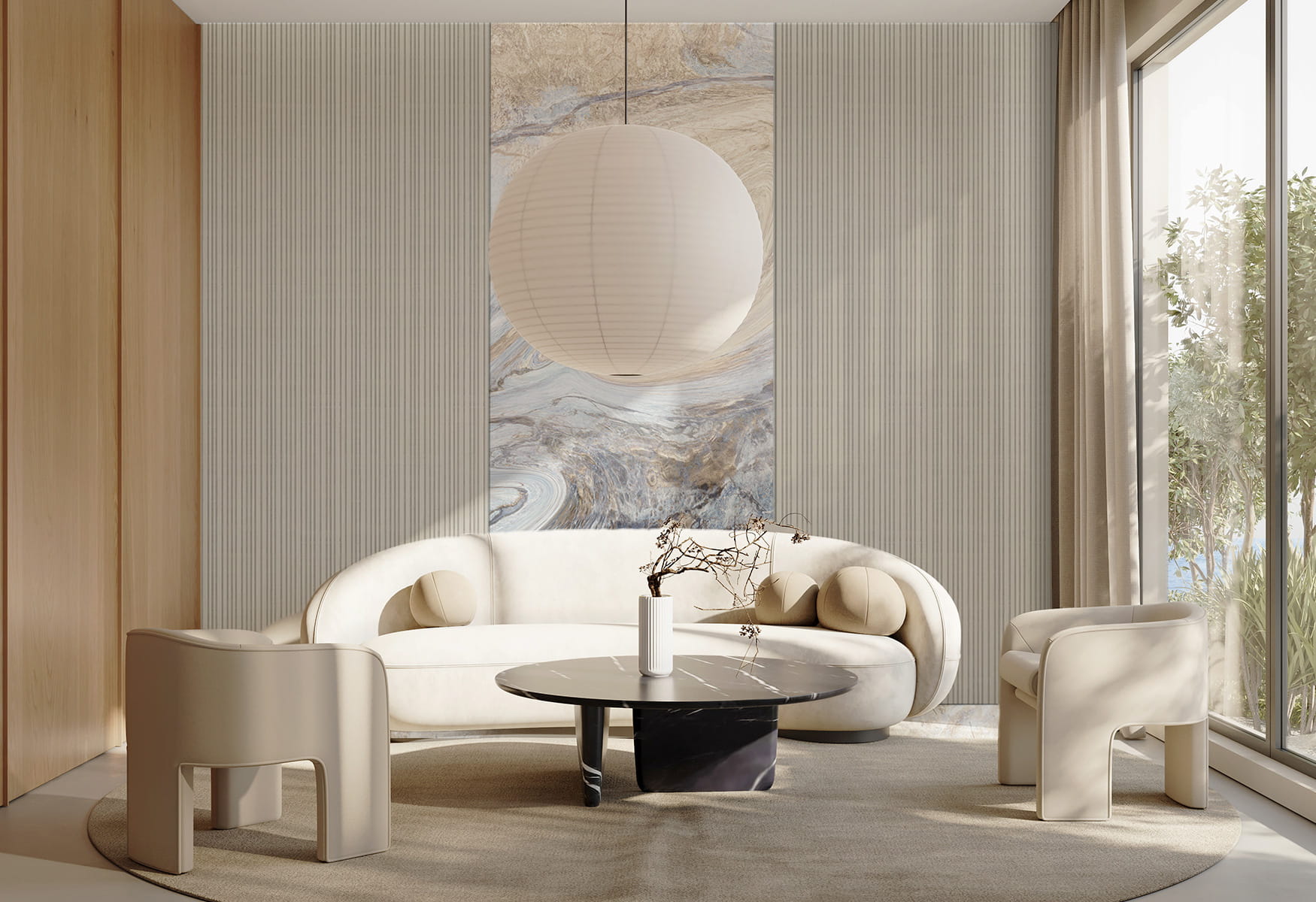 Płyta Węglowa WPC White Stripes Matowa 280x110 cm - obrazek 4