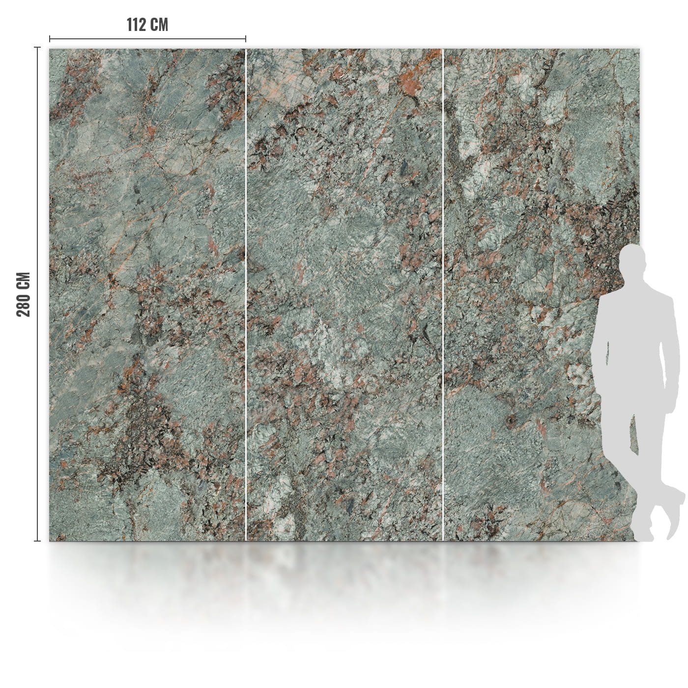 Płyta Węglowa WPC Green Forest Matowa 280x112 cm